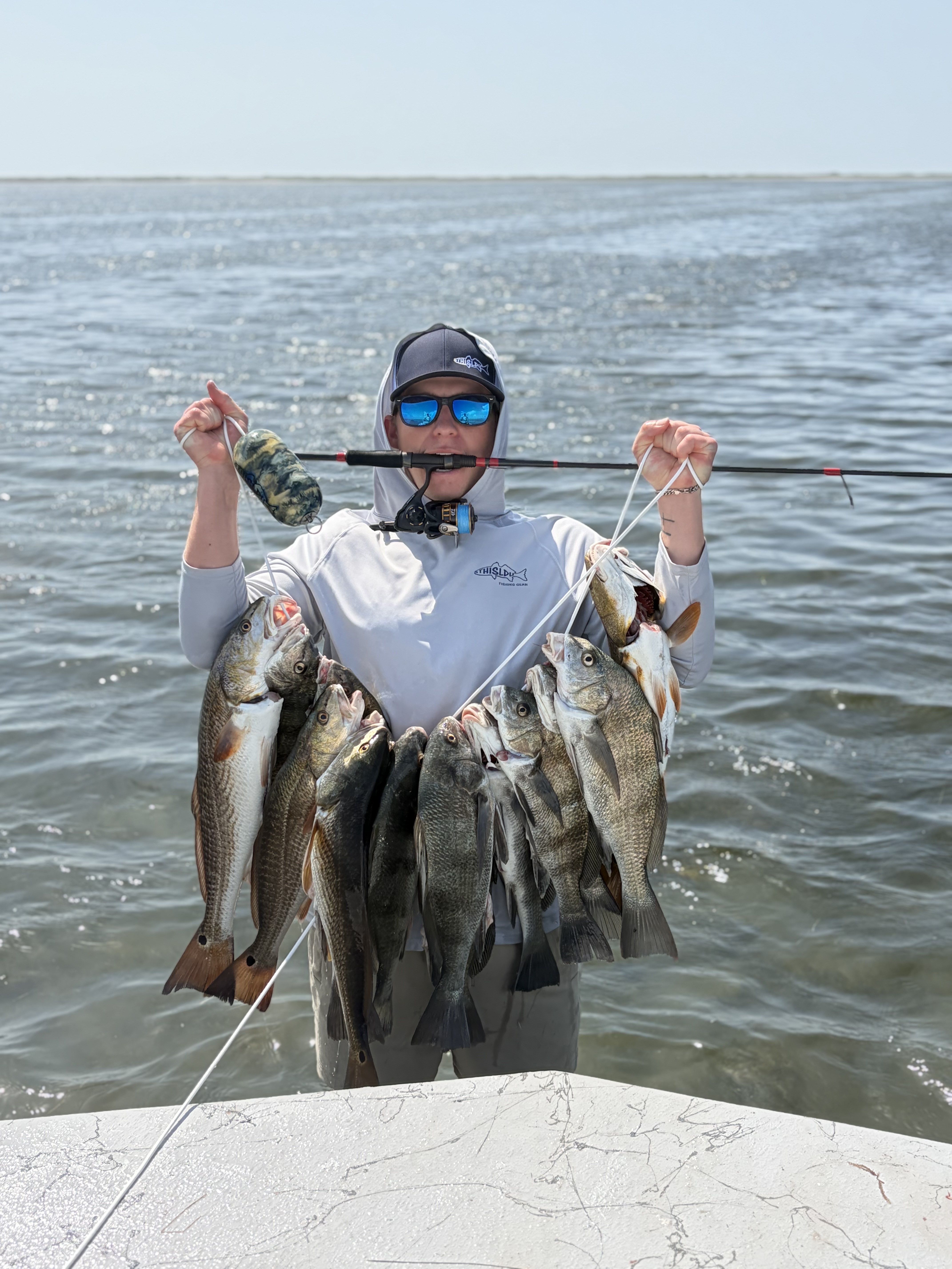 Photo of Carson fishing